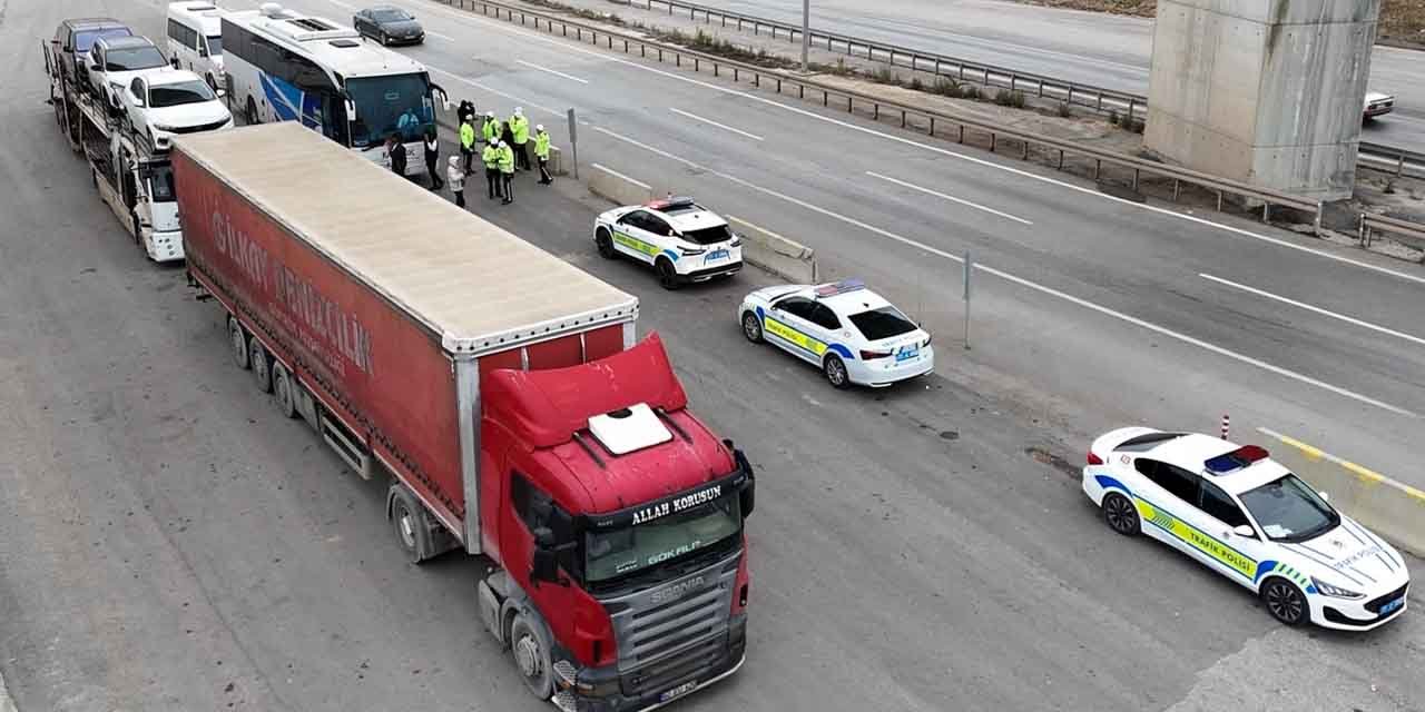 Kırıkkale’de araçlar tek tek durduruluyor!