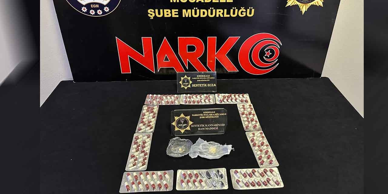 Kırıkkale'de sentetik ecza ele geçirildi
