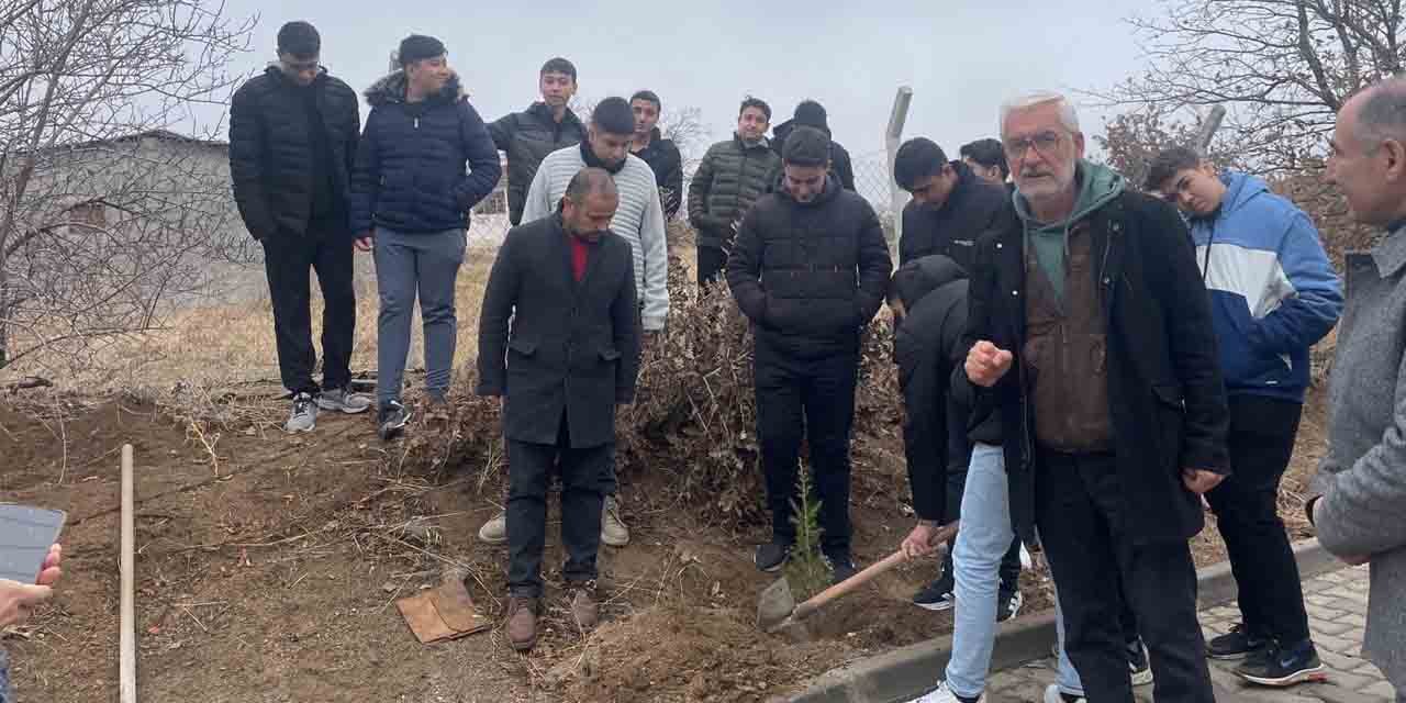 Liseli gençler, gelecek için ağaç dikiyor
