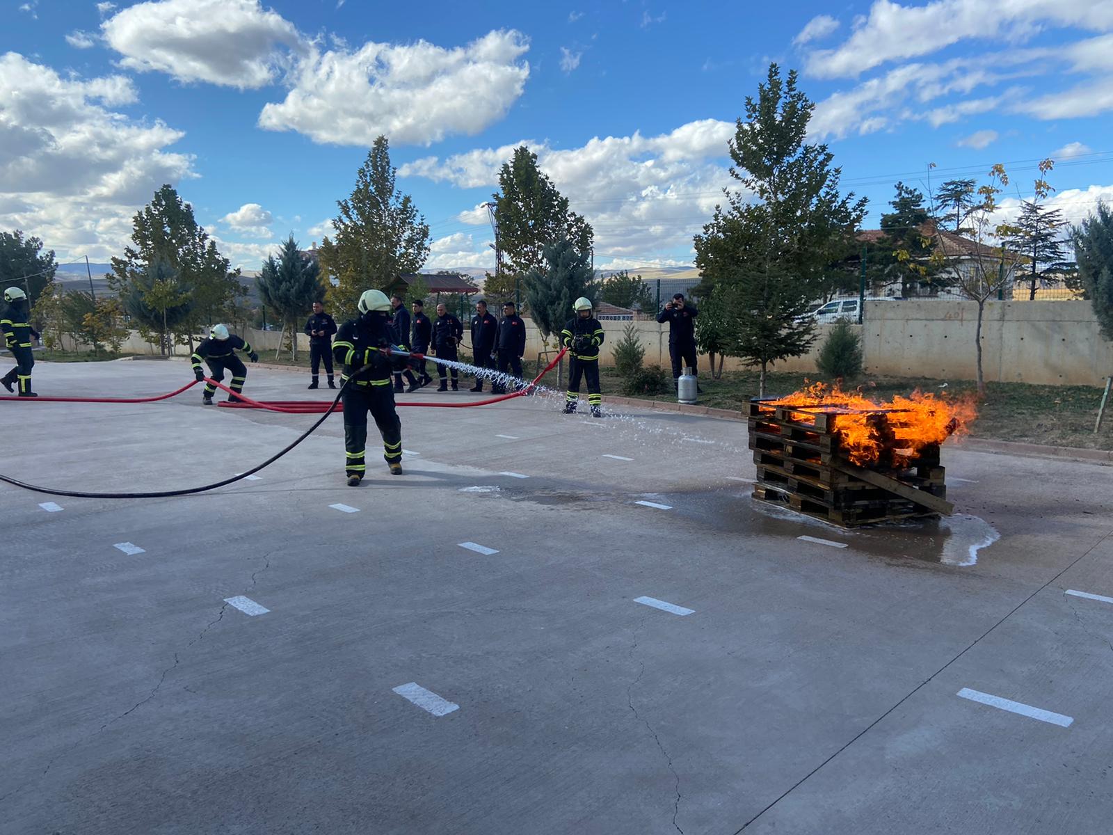 Yahşihan’da gerçeği aratmayan tatbikat