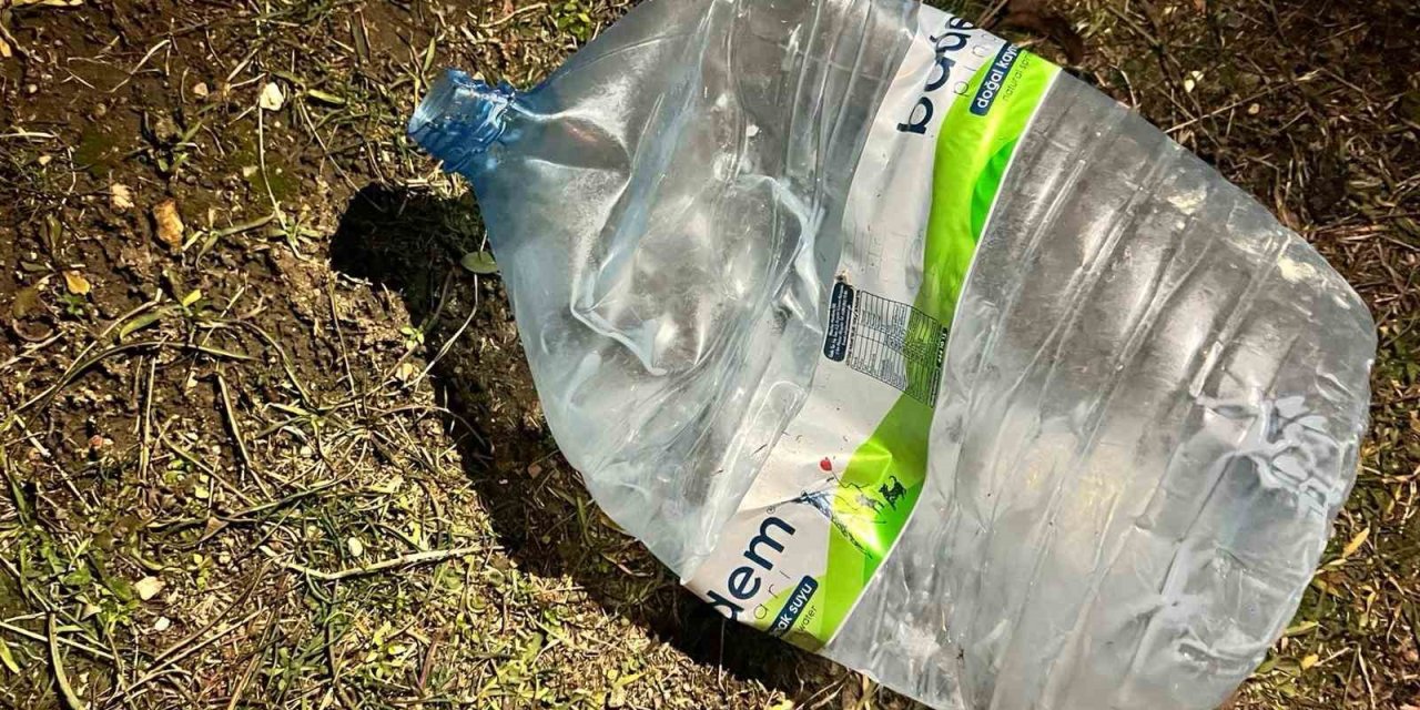 Kaybolan süt bidonunu anne köpeğin aldığı ortaya çıktı