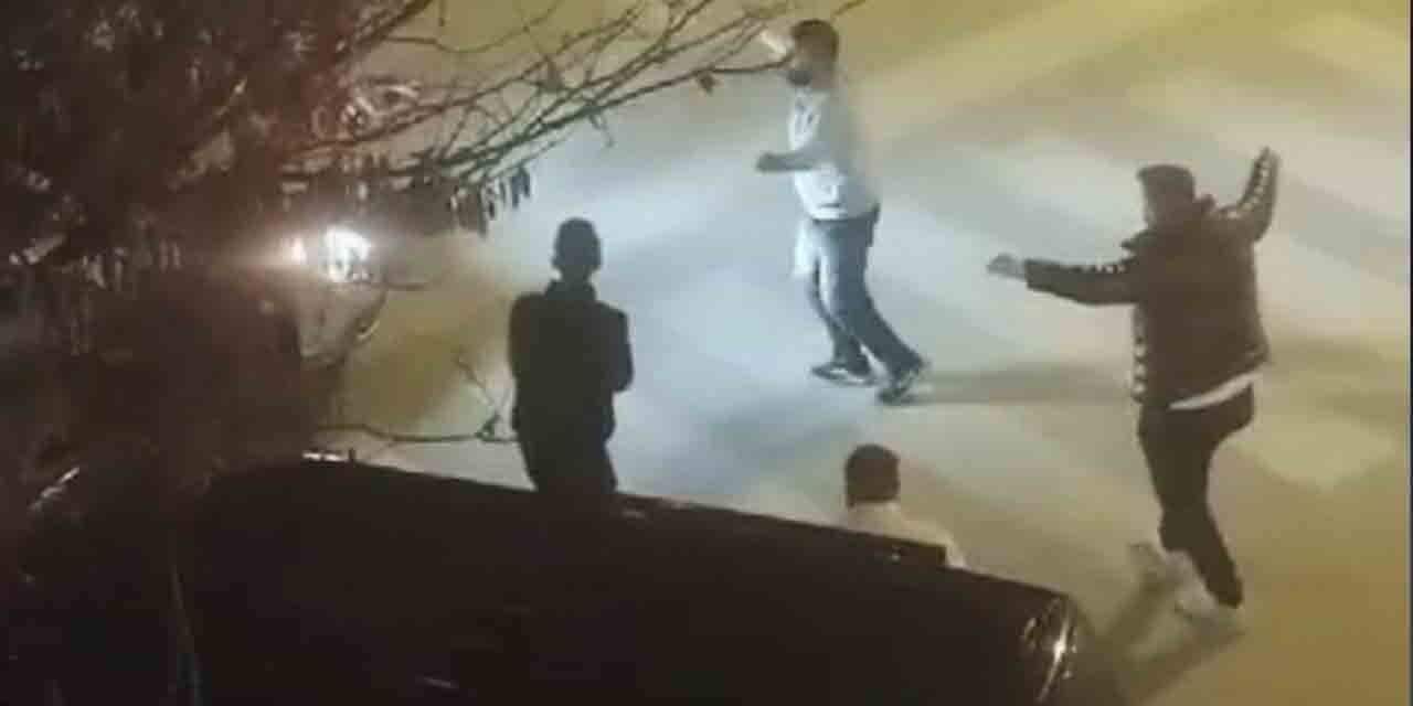 Kırşehir’de yol kenarında oyun havasına sürücüler kornalarla eşlik etti