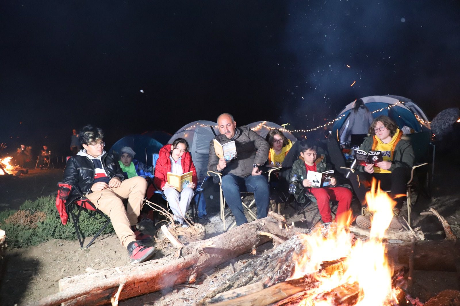 YAHŞİHAN’DA KİTAPLARIN IŞIĞINDA GENÇLİK KAMPI