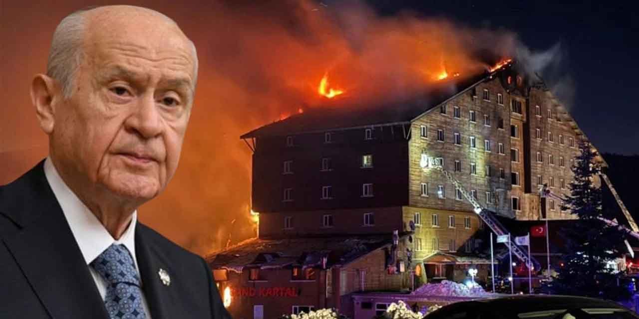 Bahçeli:"Yangın felaketinde can veren vatandaşlarımızın ailelerine başsağlığı diliyorum"