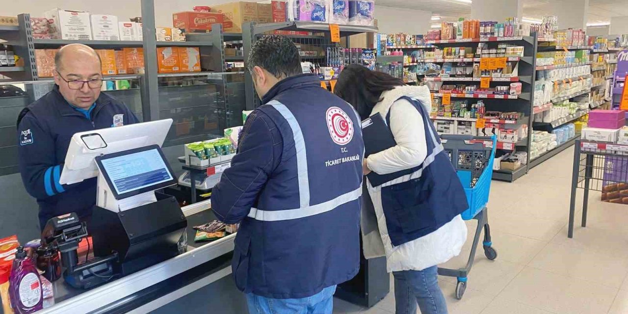 Yozgat’ta Marketlerde fahiş fiyat denetimi 55 işletmede toplam 1.962 ürün denetlendi