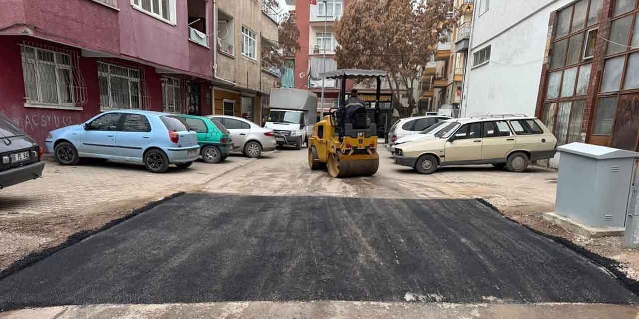 Kırıkkale’de mahallelerde asfalt çalışması yapılıyor