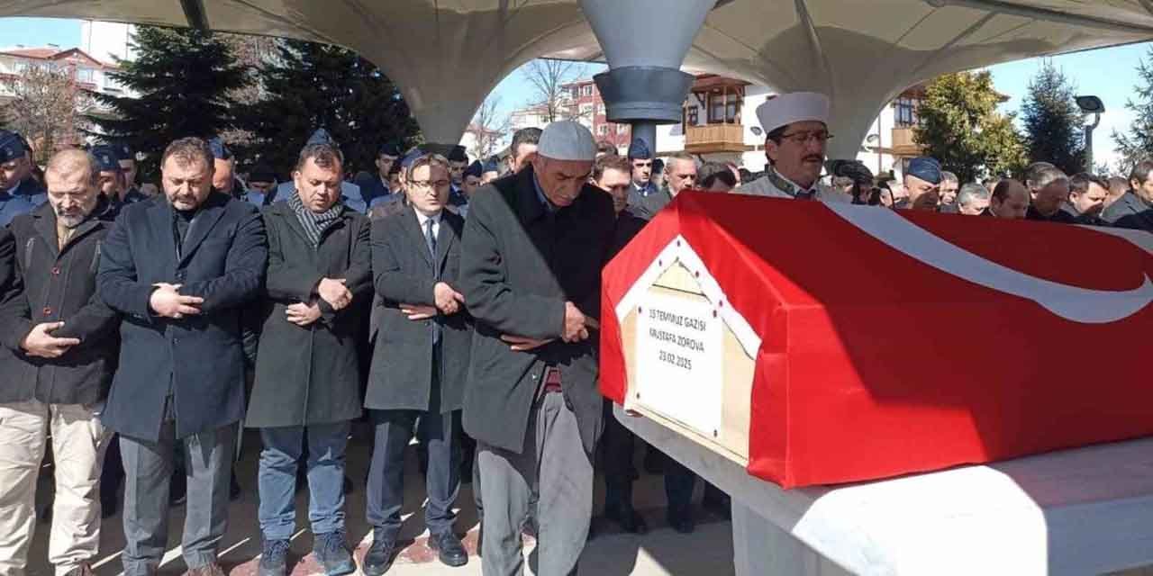 15 Temmuz gazisi son yolculuğuna uğurlandı