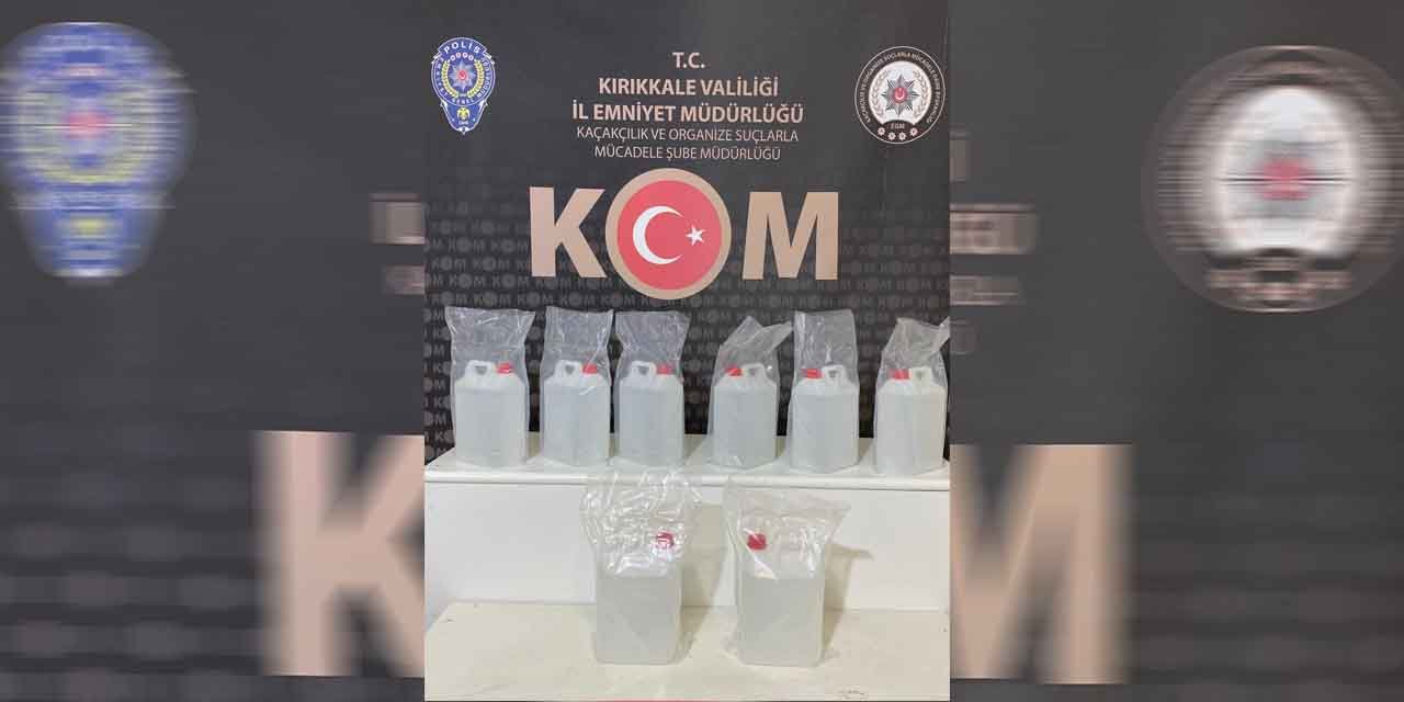 40 litre etil alkol ele geçirildi