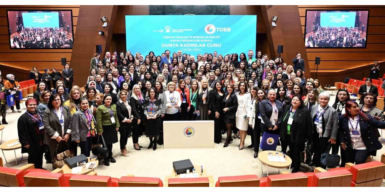 TOBB’dan Dünya Kadınlar Günü Etkinliği ve Sanayide Kadın Eli Projesi Ödül Töreni