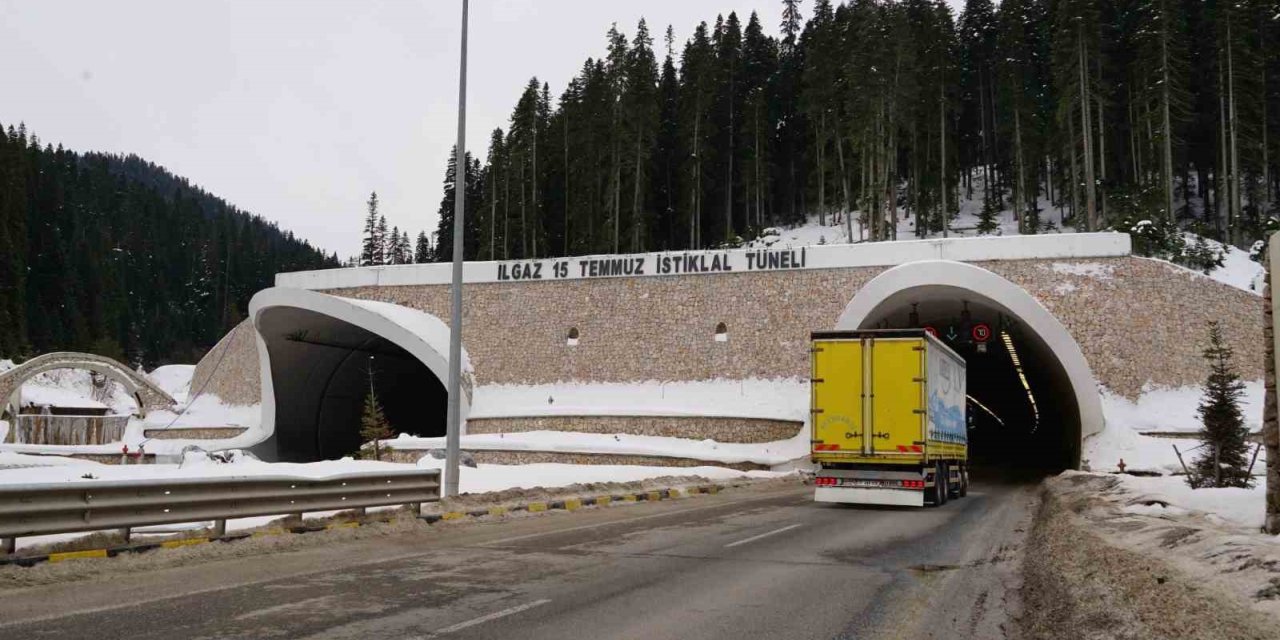 O tarihte kullanacaklar dikkat: Ilgaz 15 Temmuz Tüneli’nde bakım çalışması yapılacak