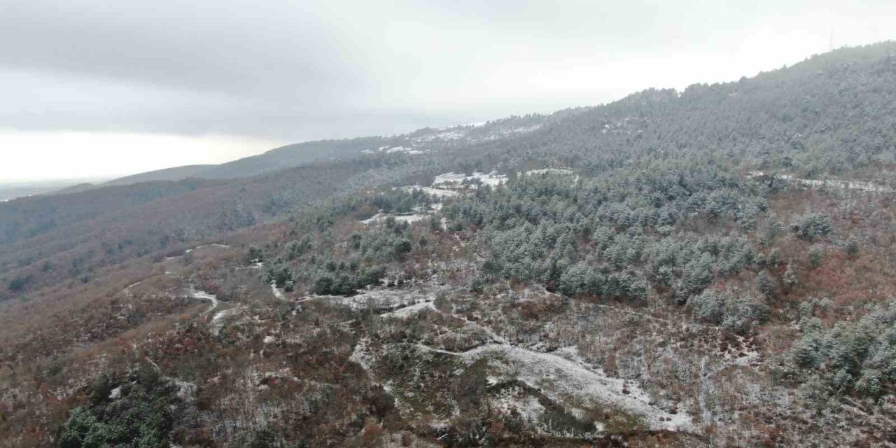 Kastamonu’da sonbahar ve kış aynı karede yer aldı