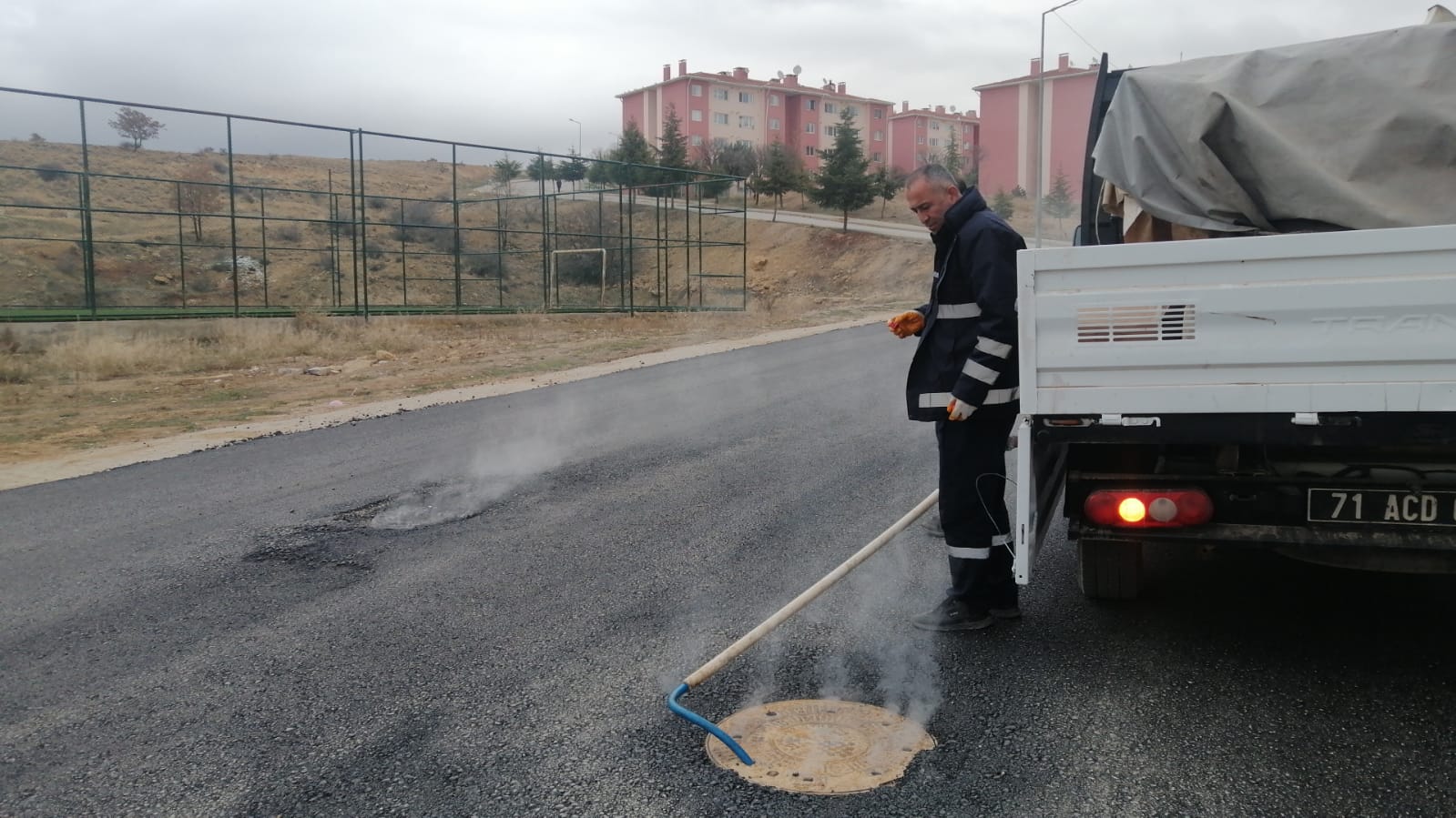 Yahşihan’da haşereyle mücadele