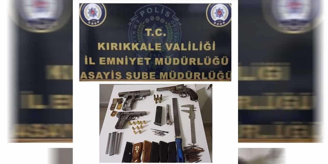 Kırıkkale’de silah kaçakçılarına darbe!