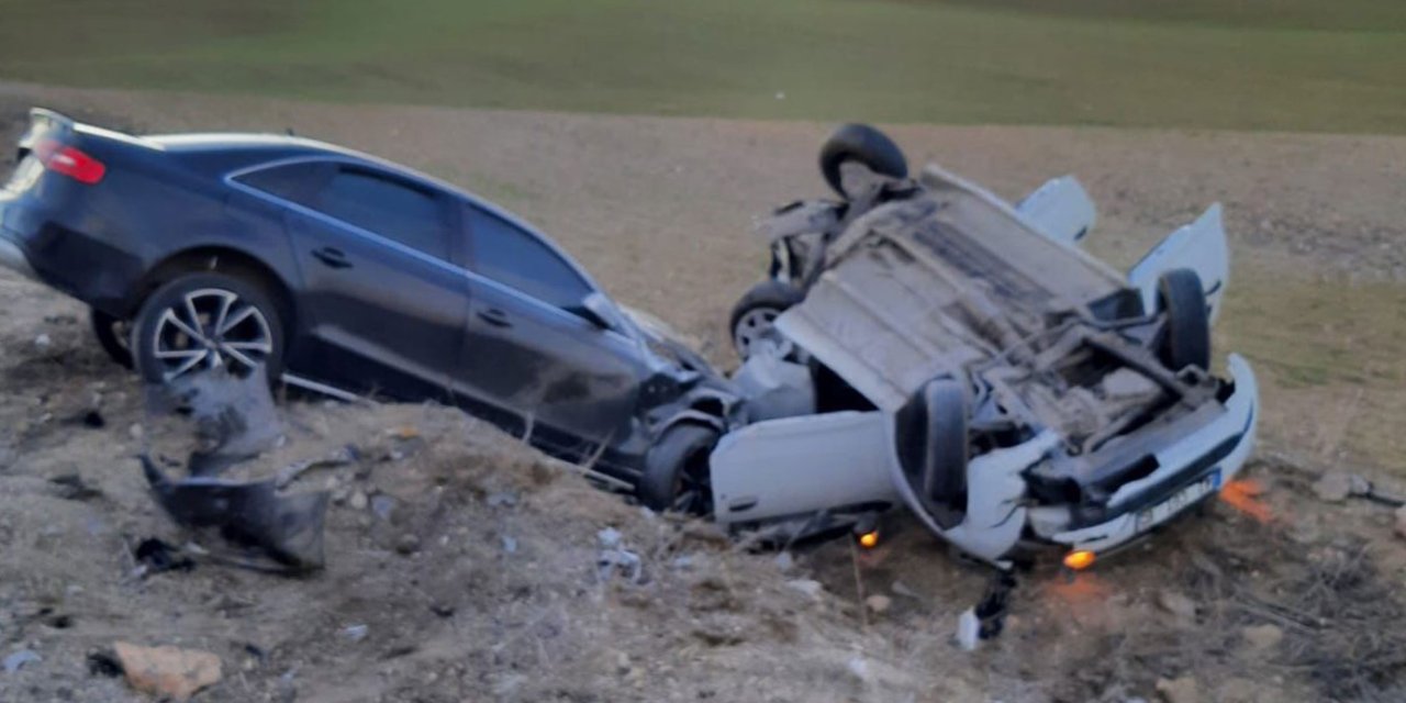 Ankara-Bala yolunda kaza: 1 ölü, 1 yaralı