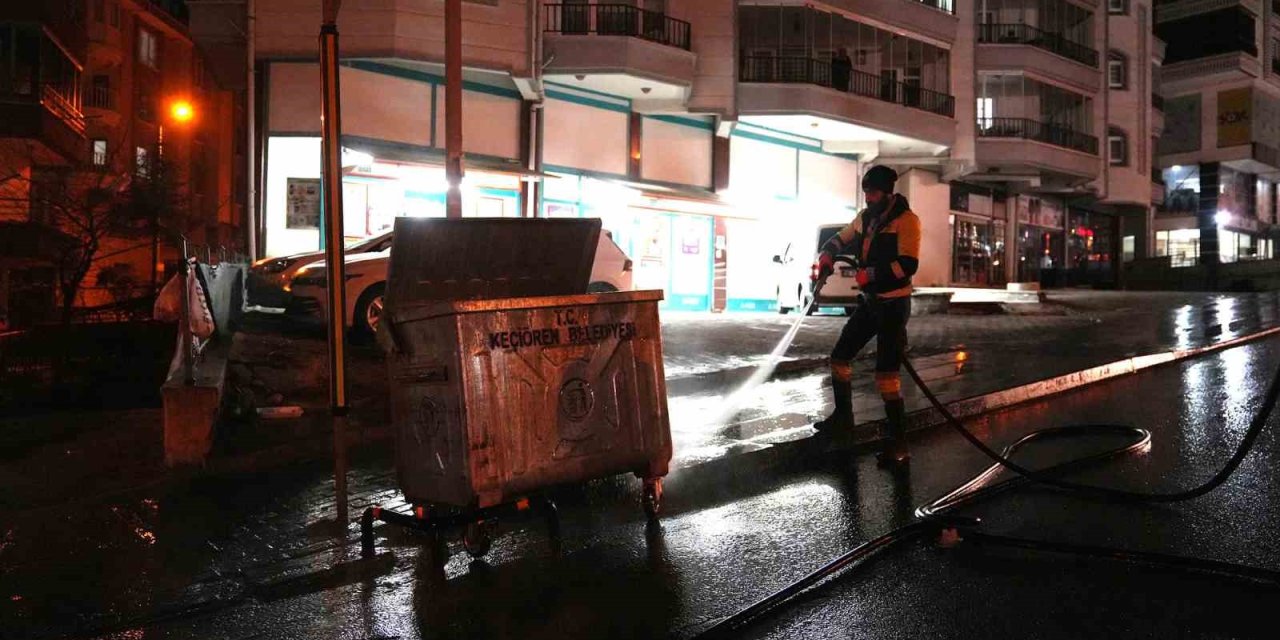 Ankara, Keçiören’de bahar temizliği