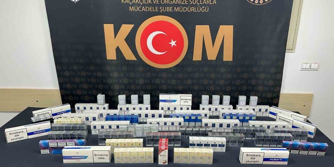Kastamonu’da gümrük kaçağı 448 paket sigara ele geçirildi