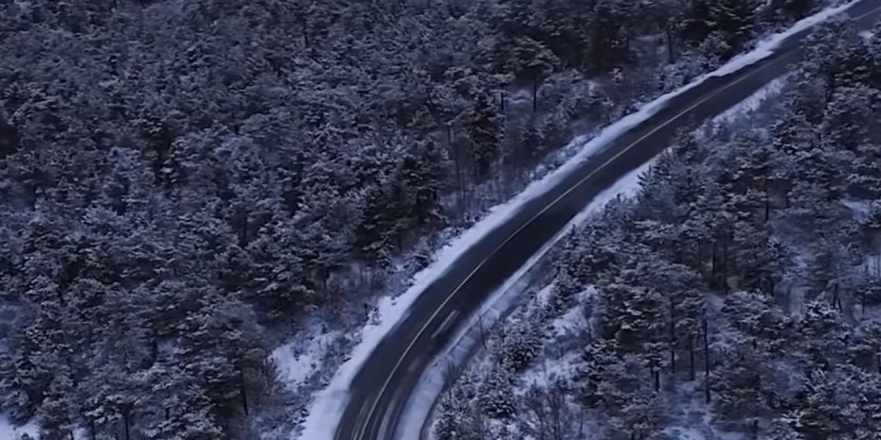 Baharda yağan kar yağlı boya tablosunu andırdı