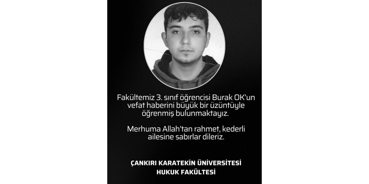 Çankırı’da 23 yaşındaki üniversite öğrencisi evinde ölü bulundu