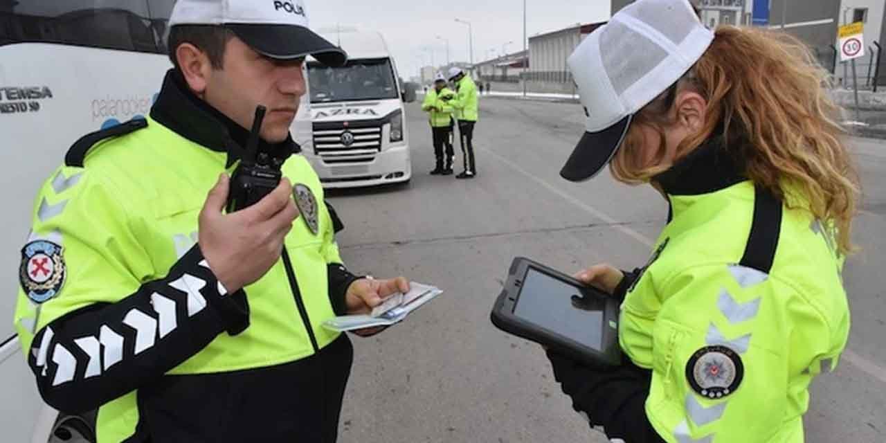 61 araç Kırıkkale’de trafikten men edildi
