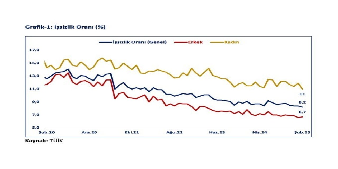 Bakan Bolat: "Şubat ayında işsizlik oranı yüzde 8,2"