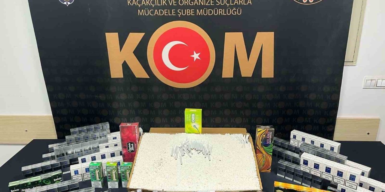 Kastamonu’da 5 bin adet doldurulmuş makaron ele geçirildi