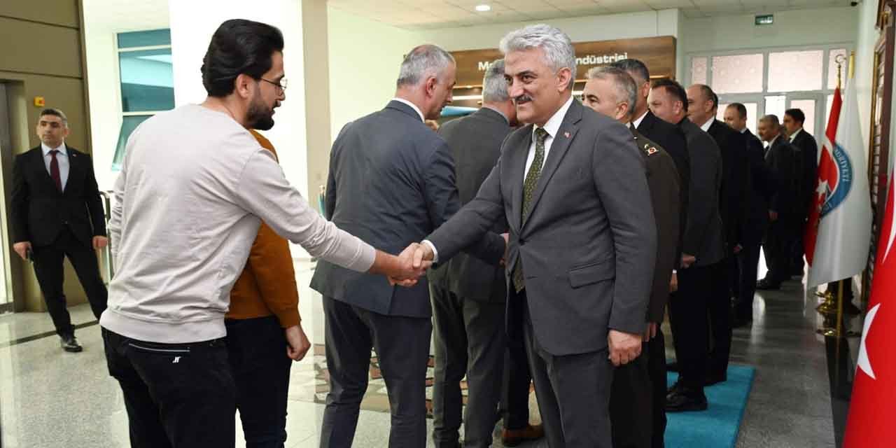 Valilikte bayramlaşma heyecanı