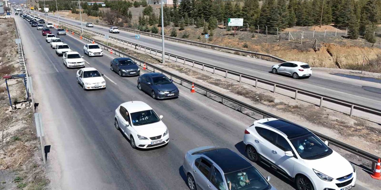 Kırıkkale'de bayram trafiğine denetim!