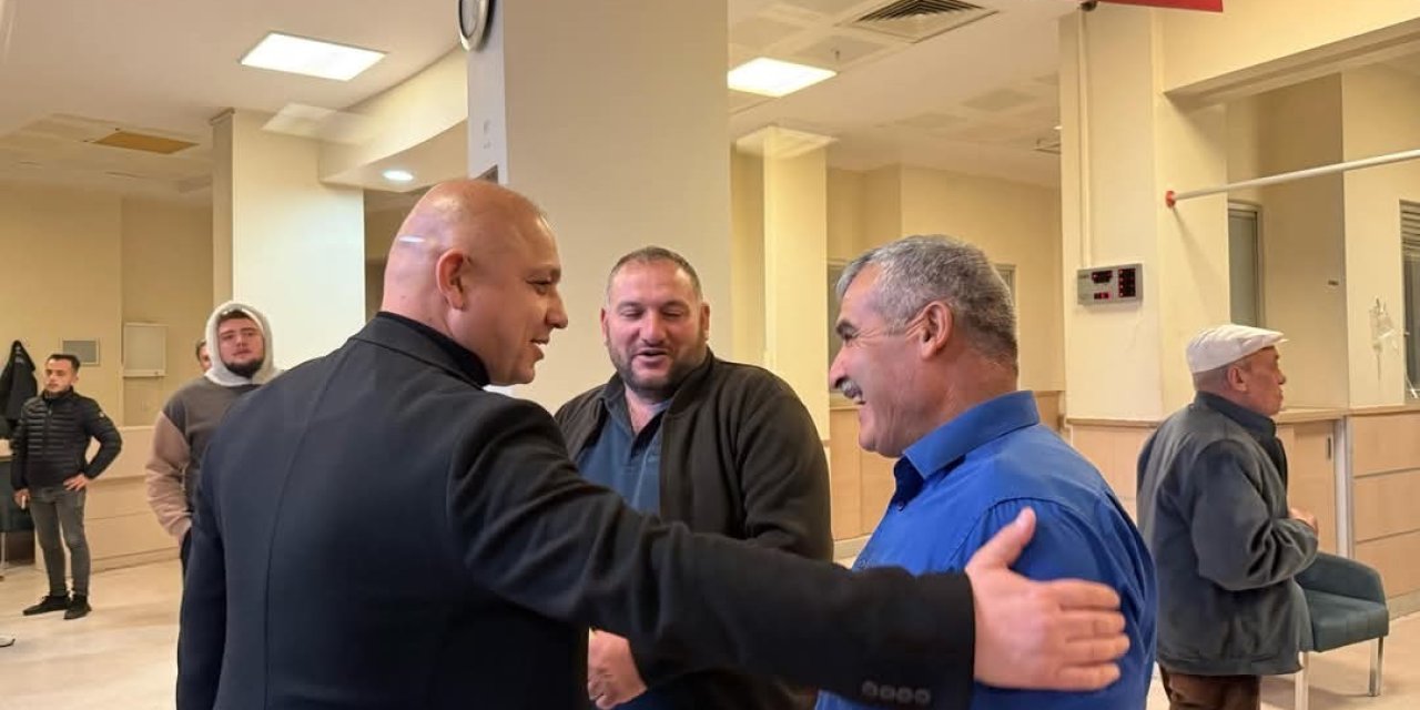 Başkan Önal’dan trafik kazası geçiren personele "geçmiş olsun" ziyareti