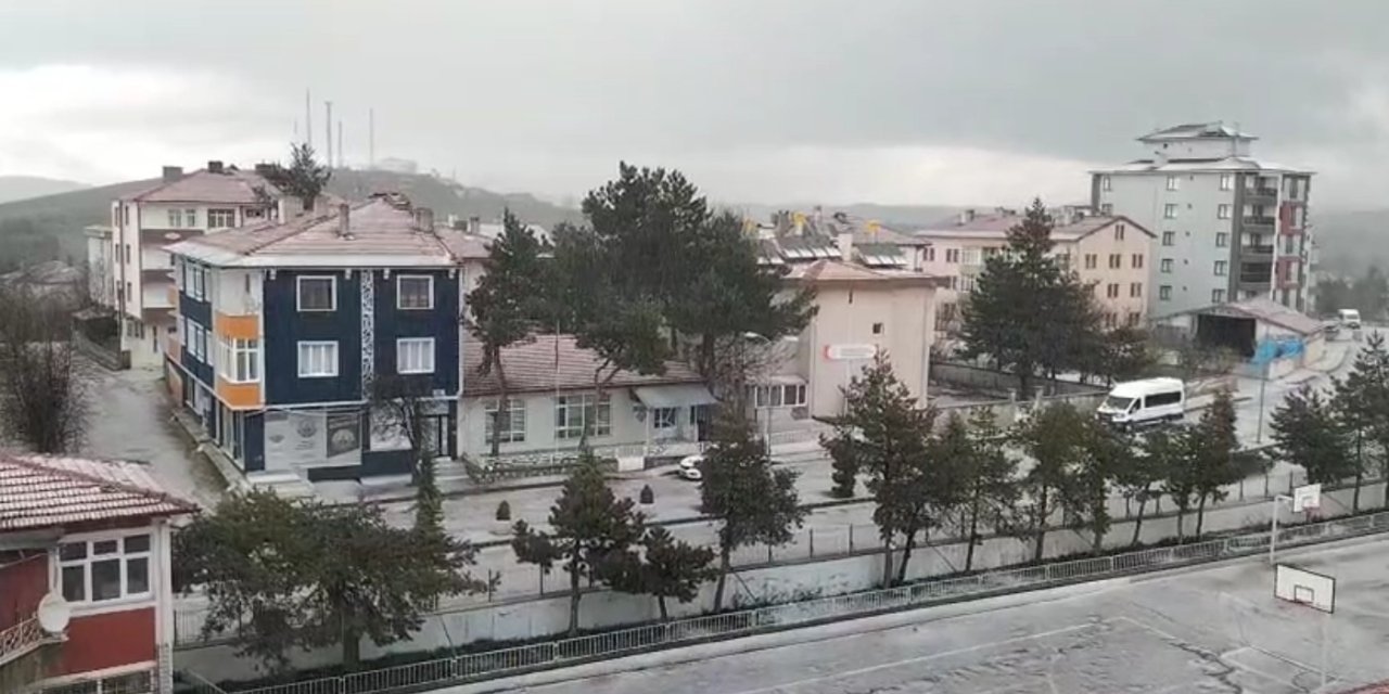 Kastamonu’da dolu yağışı etkili oldu