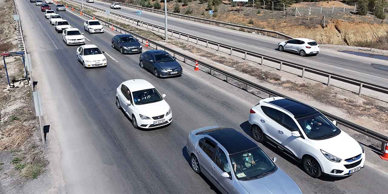 Kırıkkale’de 8 günde 815 bin araç geçti!