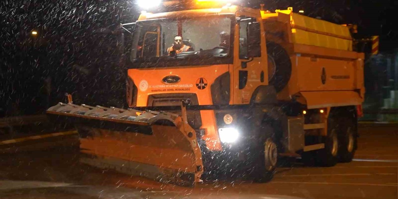 Kırıkkale'de kar sürprizi!