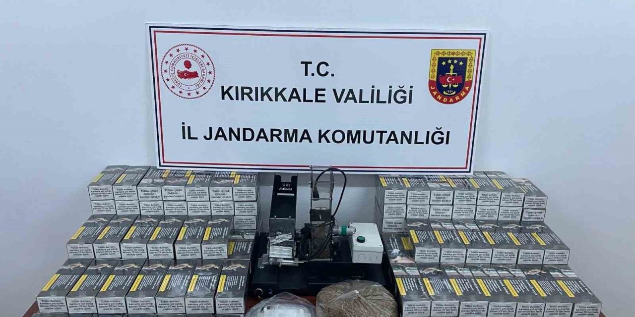 Kırıkkale’de binlerce makaron ele geçirildi