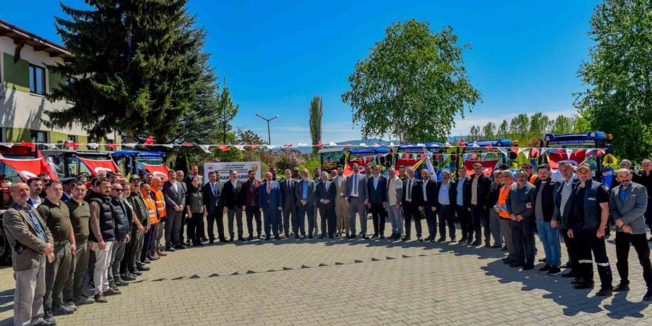 Kastamonu’da yüzde 20 hibeli makine ve ekipmanlar çiftçilere teslim edildi