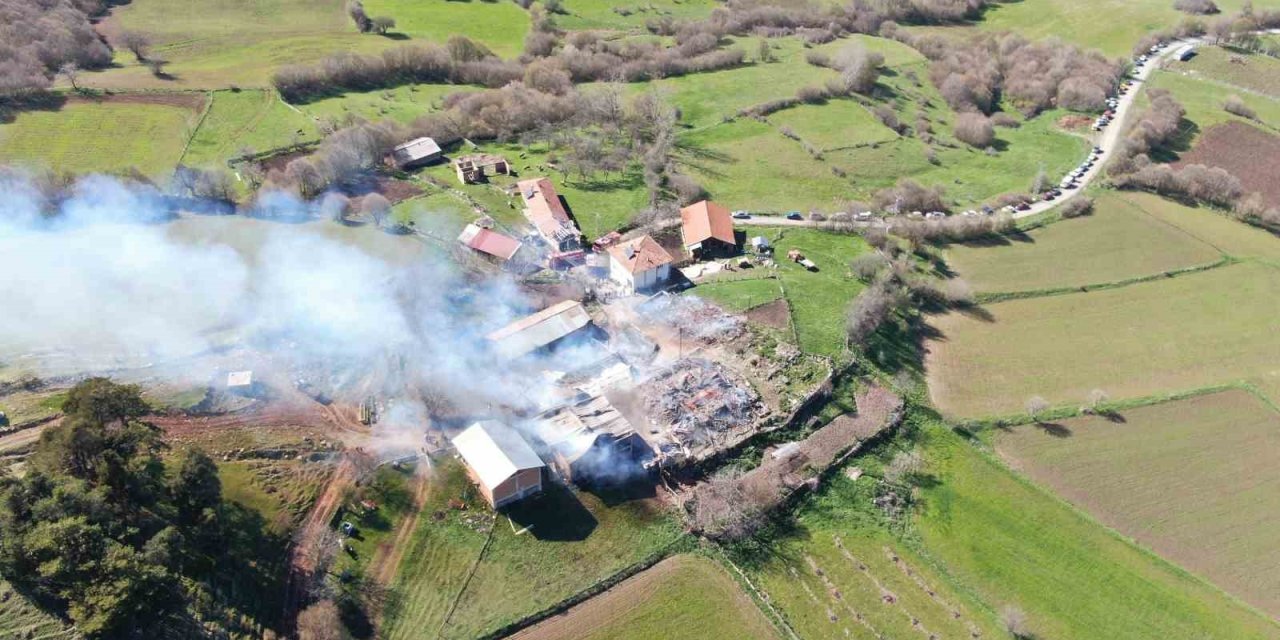 Kastamonu’da elektrik panosu patladı: 3 ev ve 3 ahır küle döndü