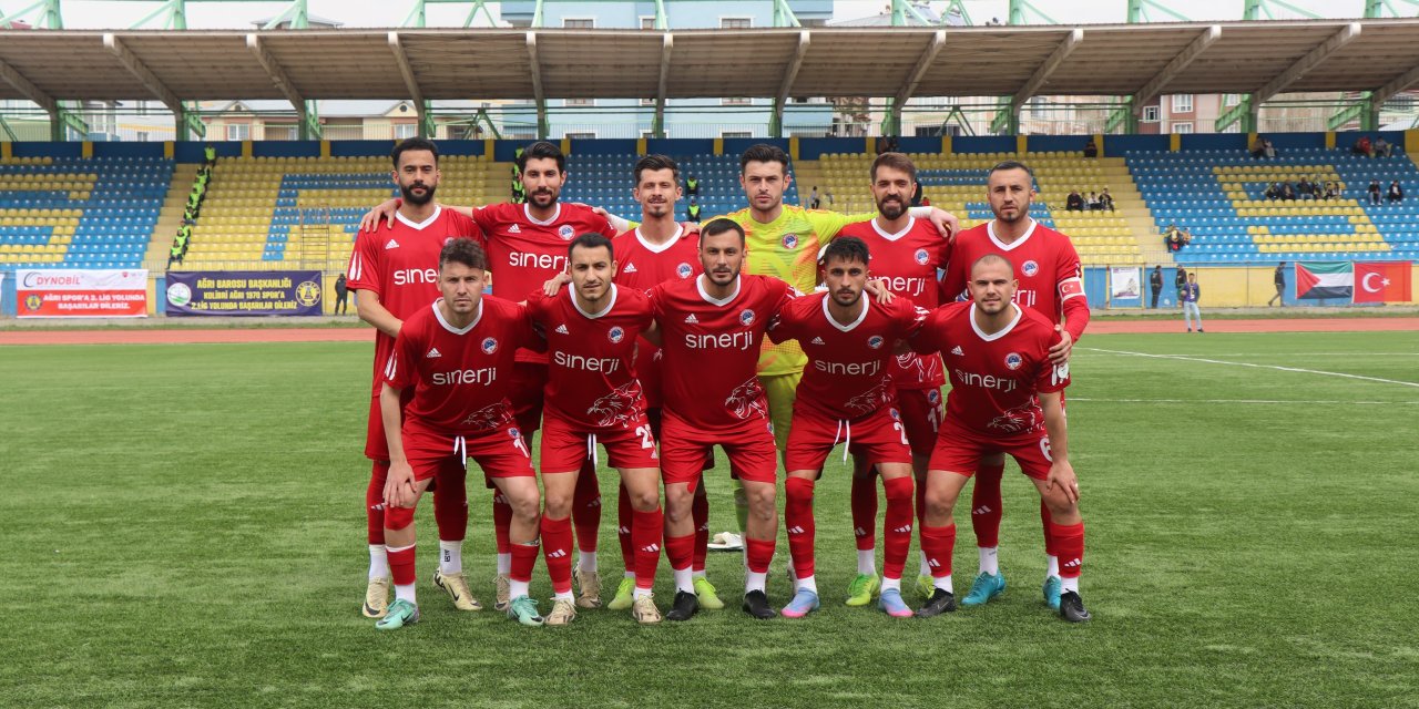 Kırıkkale FK, Ağrı'da 1-2 önde