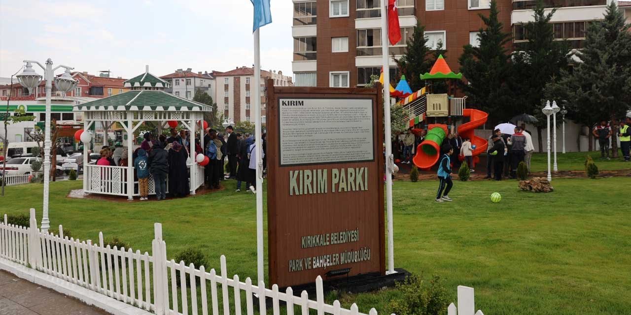 Kırım Parkı baştan sona yenilendi