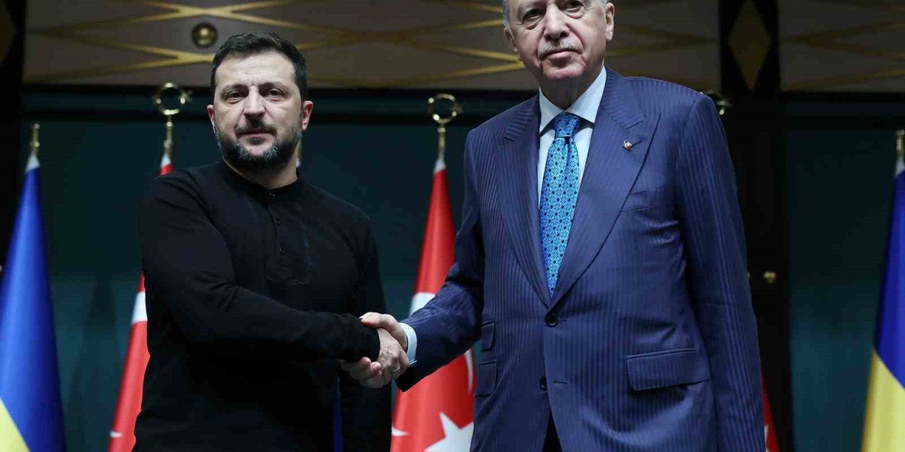 Cumhurbaşkanı Erdoğan, Ukrayna Devlet Başkanı Zelenskiy ile görüştü