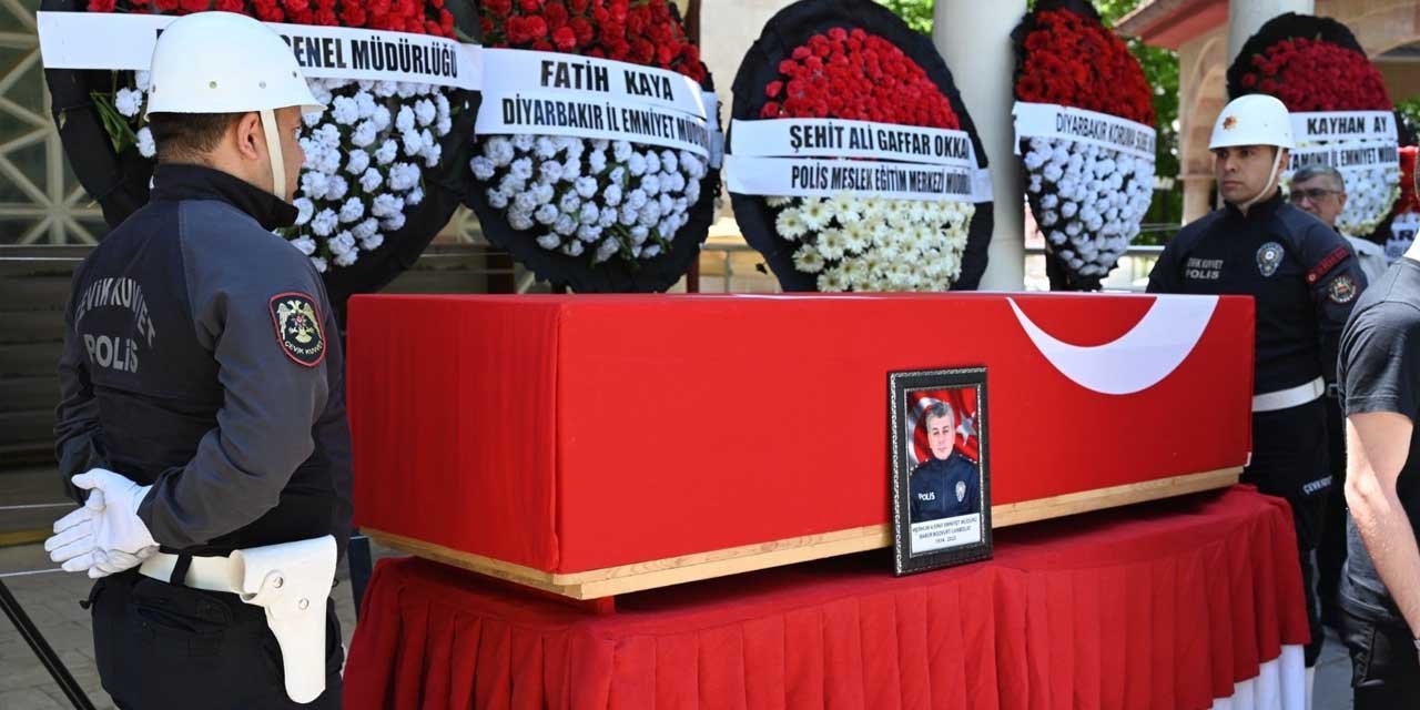 Kalbine yenik düşen Emniyet Müdürüne son görev