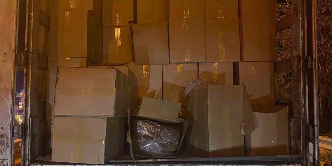 Ankara’da 11 ton kaçak tütün ele geçirildi