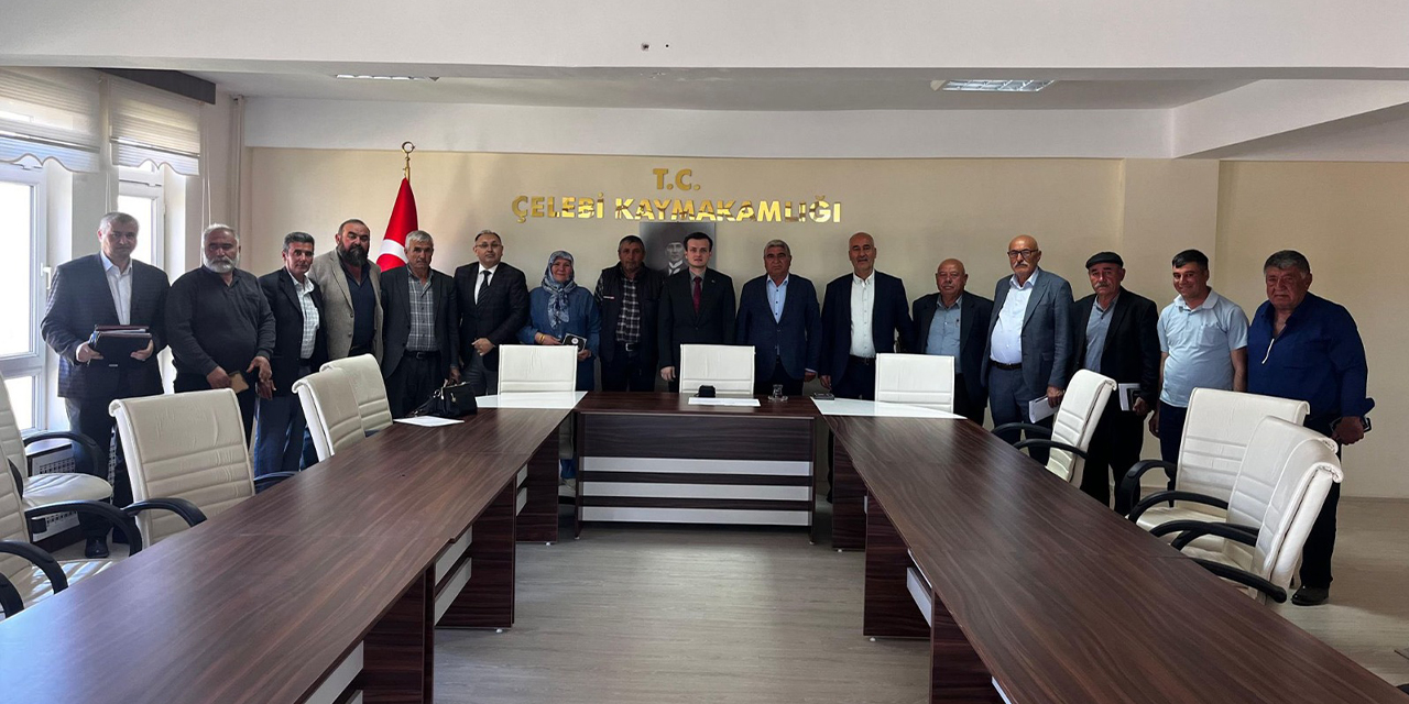 Çelebi’de meclis toplantısı yapıldı