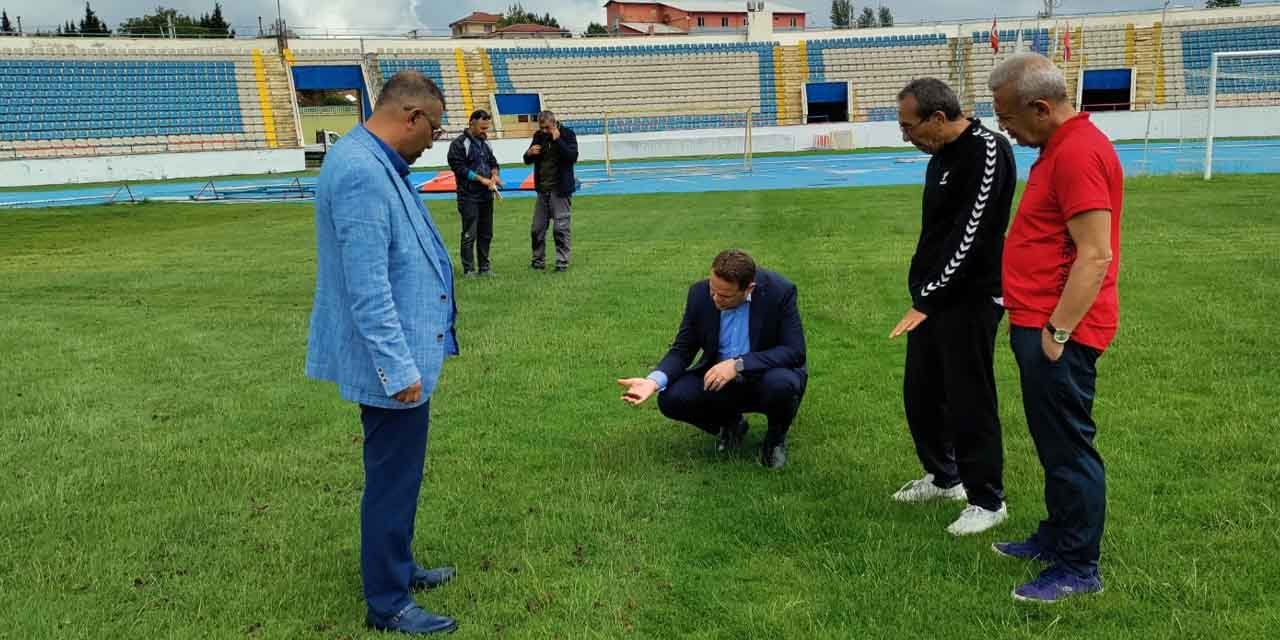 Başpınar Stadyumu yeni sezona hazırlanıyor