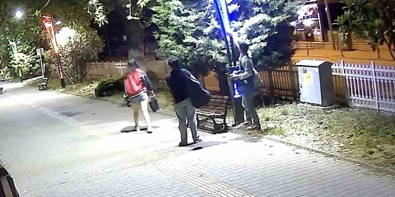 Pes dedirten görüntü: Eğlence için aydınlatma direklerine binlerce liralık zarar verildi