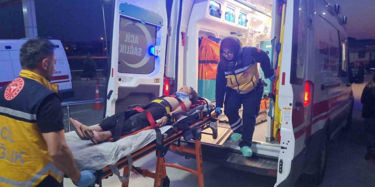 Çorum’da otomobilin çarptığı yaya yaralandı