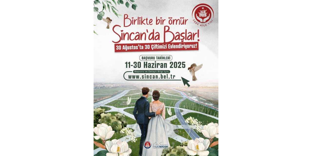 30 Ağustos’ta 30 çifte nikah töreni