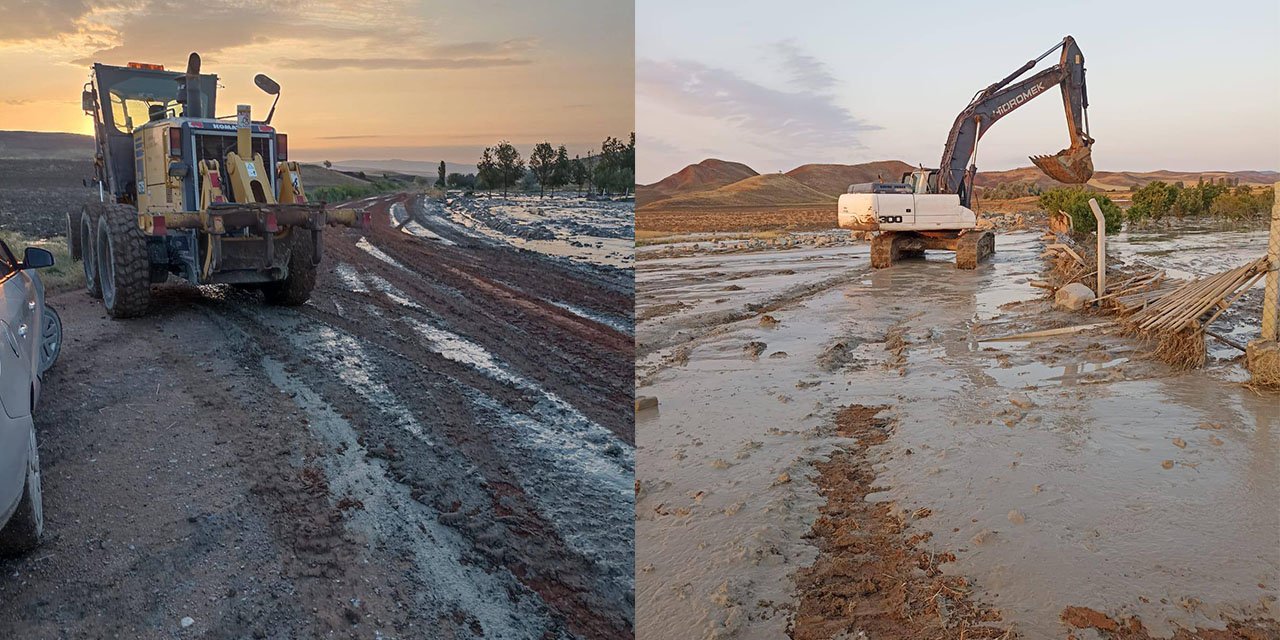 Delice’nin köyünü sel vurdu!