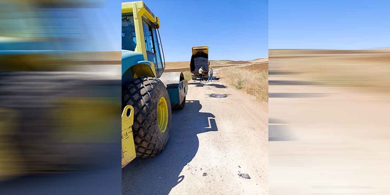 Köy yollarında yoğun mesai