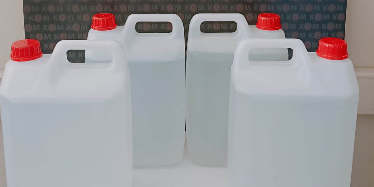 Kırıkkale'de 20 litre kaçak alkol ele geçirildi