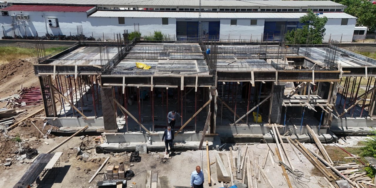 Kırıkkale’de Yeni Gasilhane İnşaatı Hızla İlerliyor