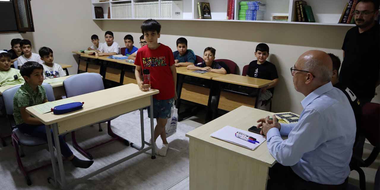 Müftü Topal: “Yaz Kurslarında öğrenciler eğlenerek öğrenecekler