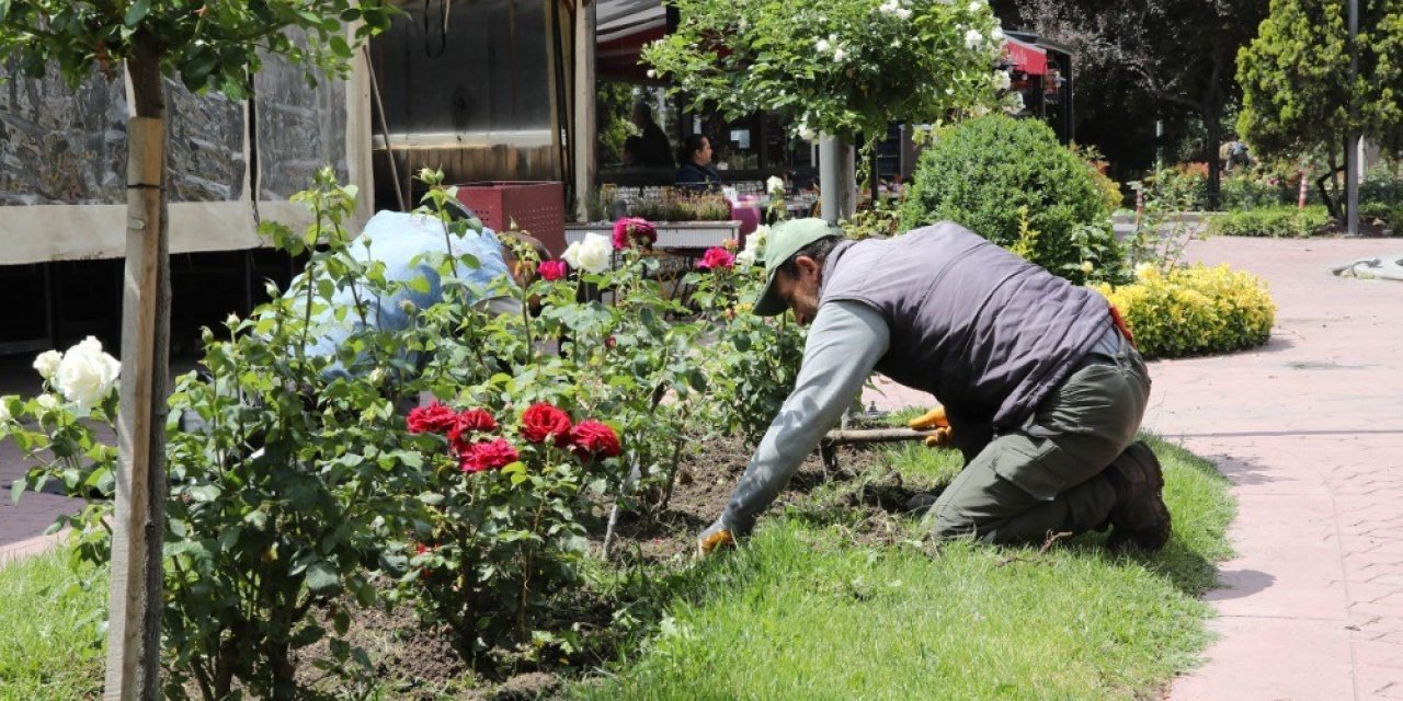 Keçiören’de parklara estetik dokunuş